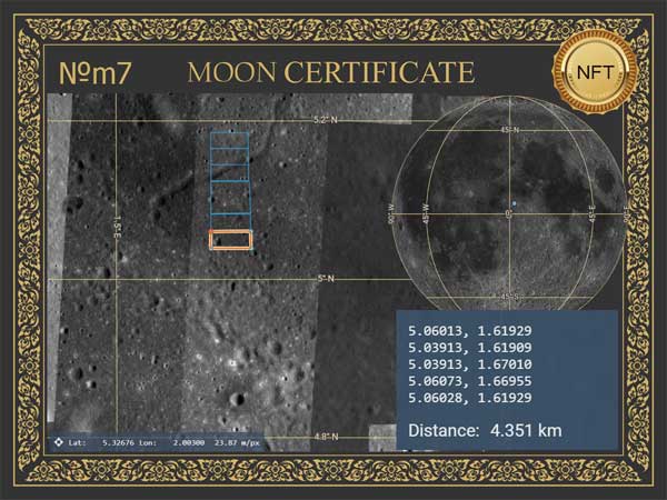 3D Crypto NFT - Crypto's value reaching the Moon - 2022 - 3D Liviu